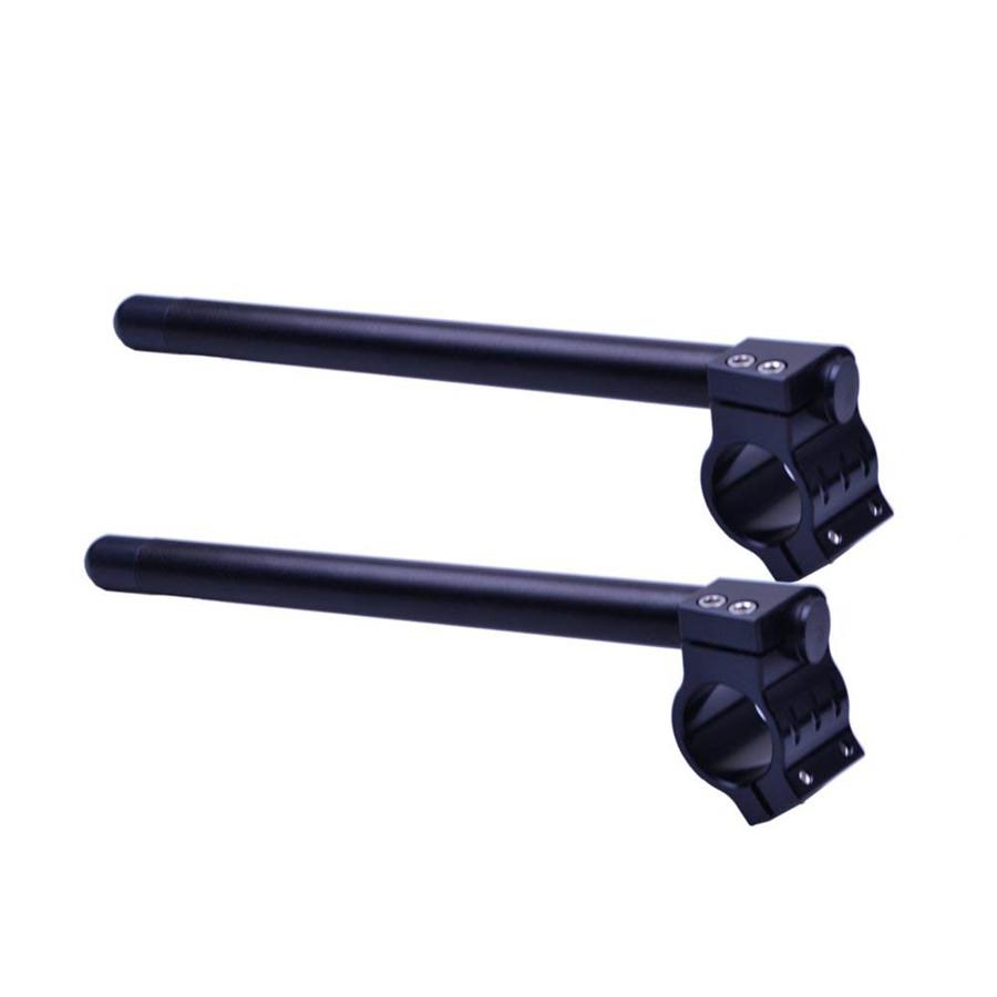 HANDLEBAR, 7/8", CLIP-ON, 35MM, Fork Tube, BLACK, CAFE RACERS, BOBBERS,Universal