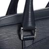 Pelle Morbida Briefcase Genuine Leather Capitano Embossed Leather Navy PMO-CA201 Men's PM-CA201-NV