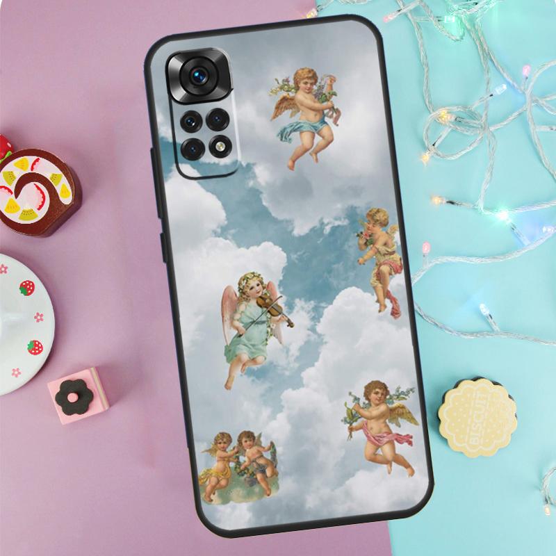 Renaissance Angel Aesthetic Case For Xiaomi Redmi Note 9 10 11 12 13 14 Pro 9S 10S 11S 12S Redmi 14C 10C 12C 13C Cover