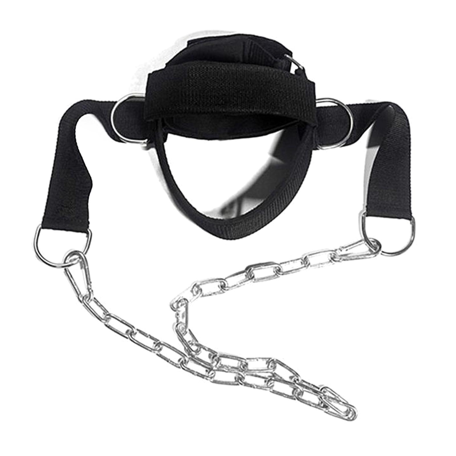 

Sports Neck Training Exerciser Harness Muscle Builder Head Harness Home Gym for Strength Fitness Powerlifting Workout