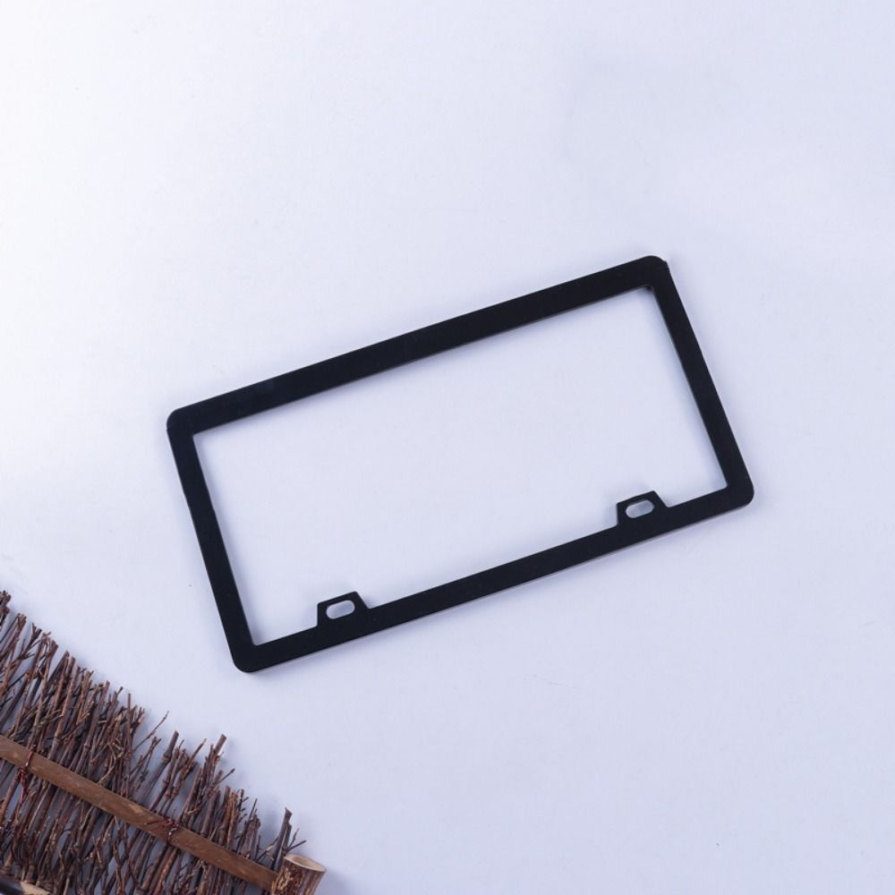 2Pcs Universal Car License Plate Frame 2 Hole Car Frame Plate Registration Plate Holder  Car Truck