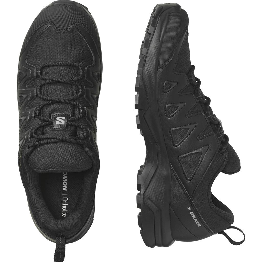 Hiking Shoes Salomon X Braze Goretex Black/black/phantom
