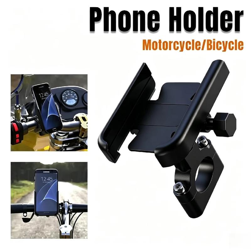 Motorcycle Aluminum Alloy Bicycle Phone Holder Electric Vehicle Navigation Holder Motorcycle Riding Rearview Mirror Holder