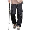 JEEP Men's Casual Pants, Cargo Pants for Spring And Summer, Hiking Trousers, Outdoor Sports Pants for Men, Black, Size L