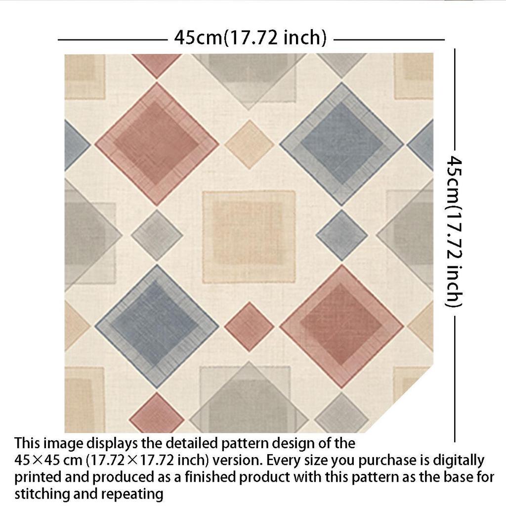 Self-Adhesive Waterproof Cross Diamond Geometric PVC Wallpaper for Kitchen Renovation and Wall Cover-Up