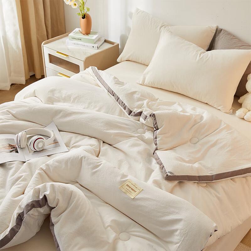 HAYLAN HOME Washable Xinjiang Cotton Winter Quilt