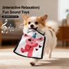 Pet Dog Chew Toys Crinkle Paper Squeaky Boredom Buster for Small Medium Breeds Like Teddy Corgi Fun Voice Toys Dog Entertainment