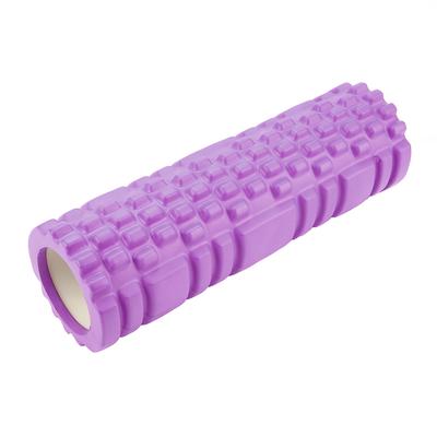 Mini Hohl Yoga Rolle Übung Fitness Rolle Physio Workout Yoga Massage Säule (lila)
