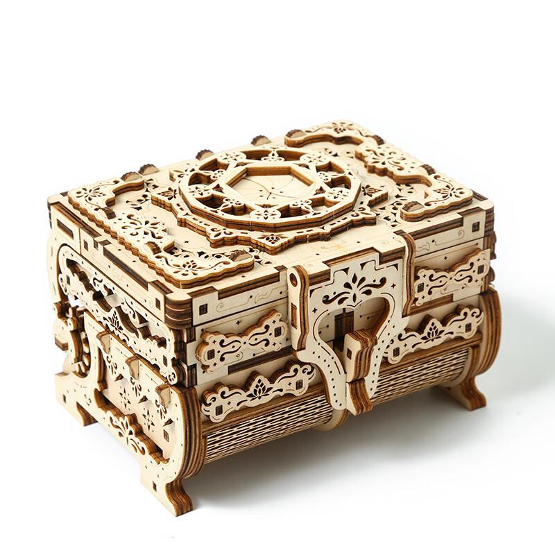 3D Wooden Puzzle DIY Antique Box Kit