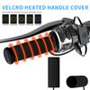 Poignées de guidon de moto chauffantes 5 vitesses Housse de poignée chauffante électrique Étanche IP67 Poignée chauffante pour guidon de moto pour l'hiver