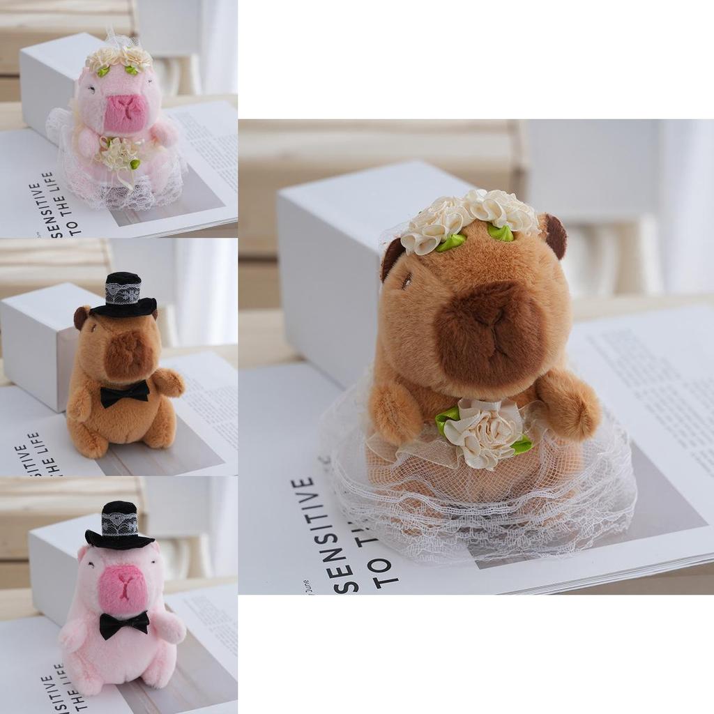 Capybara Animal Plush Pendant With Pp Cotton Filling For Kids And Teens