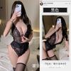 Sexy Sex Underwear Open Temptation Women's Fire Uniform Large Size Pajamas Suspender Set Lace onesie Night Mystery