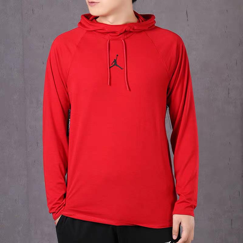 Jordan Basketball Hoodie Pullover Men Tops Red CD5188-687