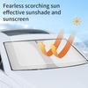 New Car Front Sunshades Foldable Windshield Sun Blocker Cover UV Protection Curtain Universal Fit for Car, Truck,SUV