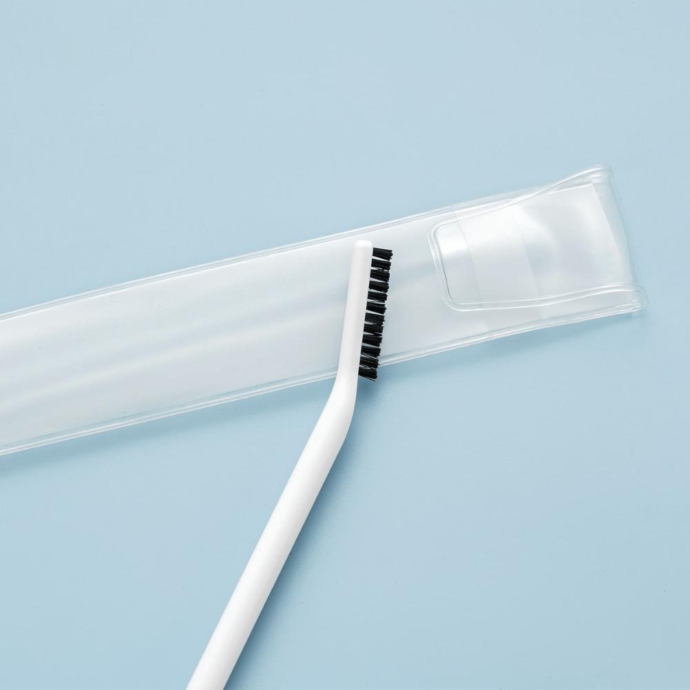 1pc Refreshed Version Beginners' Beauty Brush For Eye Makeup, Dual-Ended Eyelash Comb & Spiral Eyebrow Brush, Portable