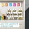 Simple Three Layer Acrylic Spice Display Rack for Home Kitchen Countertop Transparent Spice Rack Multi-functional Storage Rack