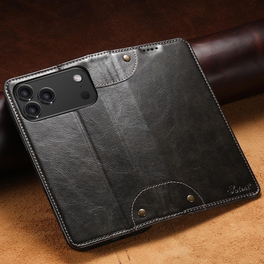 Baroque Flip Cover Case for Apple iPhone 17 Pro Max Air & 16 Pro Max, Stand Function, Mobile Accessory, Vintage Style, Stylish Cover