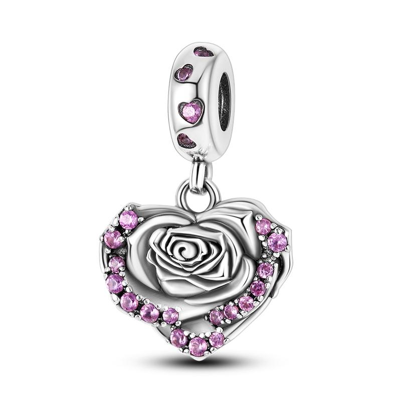 Copper Plated Angel Baby Heart Feature Lucky Star Pendant Charm Beads Fit Bangle Bracelet Women Gift Diy