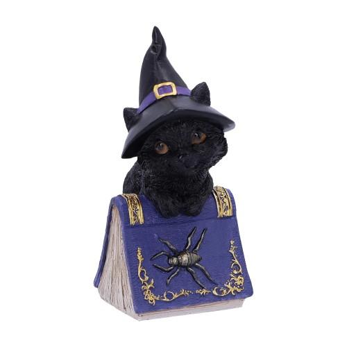 Nemesis Now Black Cat And Spellbook Collectable Figurine