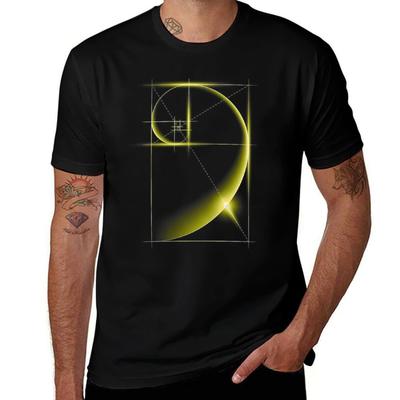 Fibonacci: Golden Ratio T-Shirt Funny T Shirts Dark Humor T Shirts for Man Cotton Soft T-Shirt
