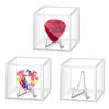 Acrylic Rings Display Box Rings Storage Box for Jewelry and Guitar Picks with High Transparency and Dustproof Designs