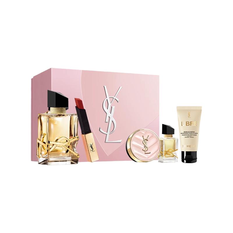 SAINT LAURENT Freedom Water Классическая версия, Золотой стик, Пудра-кушон, Freedom Water Лосьон для тела Наборы макияжа Нежный