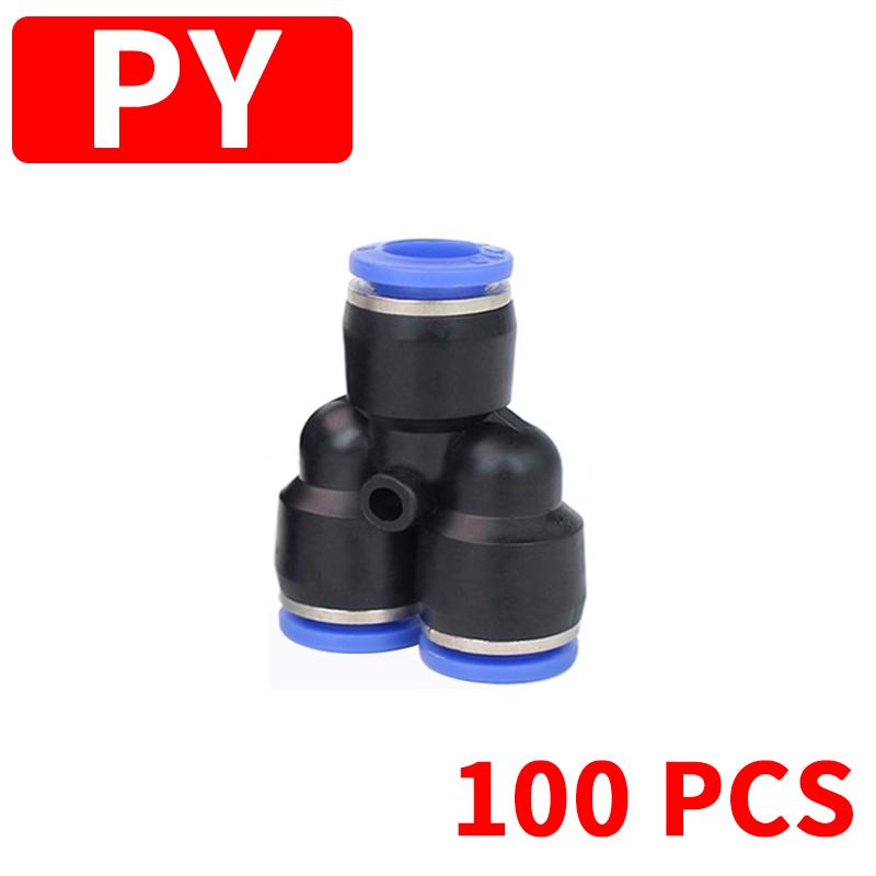 Pneumatic Fittings Pipe Connectors Quick Release Connector PU PY PK PE PV SA Air Tube 4mm 6mm 8mm 10mm Push In Hose Couping