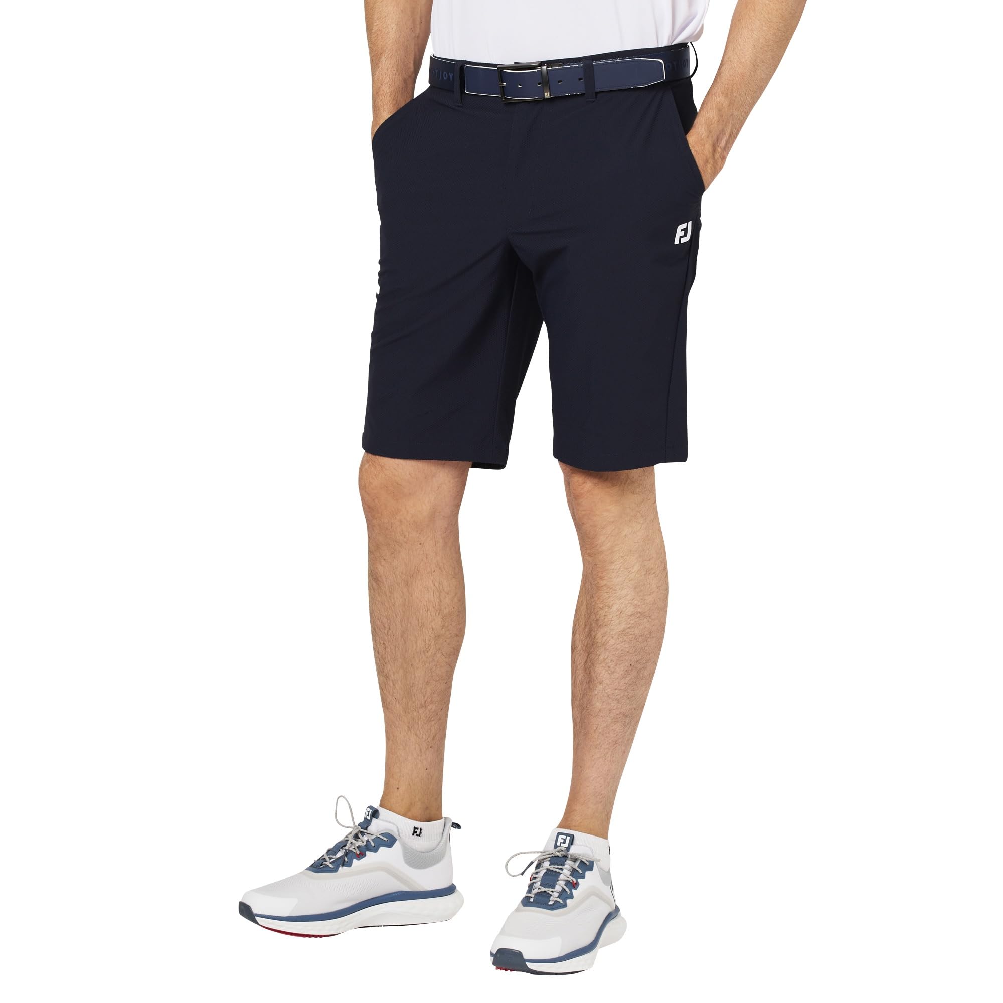 

FootJoy Dot Touch Solid Golf Shorts, Dark Navy, Men s, Size M (FJ-S25-P04, 34750-M)