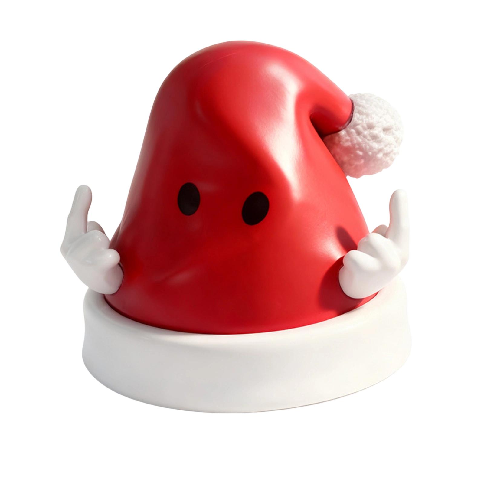 

Parody Middle Finger Santa Hat Decoration, Christmas Home Gift, Personalized DIY Holiday Decoration One Size