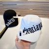 Boné de Baseball Paris B Tendência Feminino de Aba Larga: Bordado de Letra Diagonal, Design Casual e Versátil de Bico de Pato