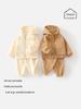 Autumn Hoodie Set for Baby Boys & Girls: Long Sleeve Two-Piece with Hooded Jacket & Outdoor Pants
