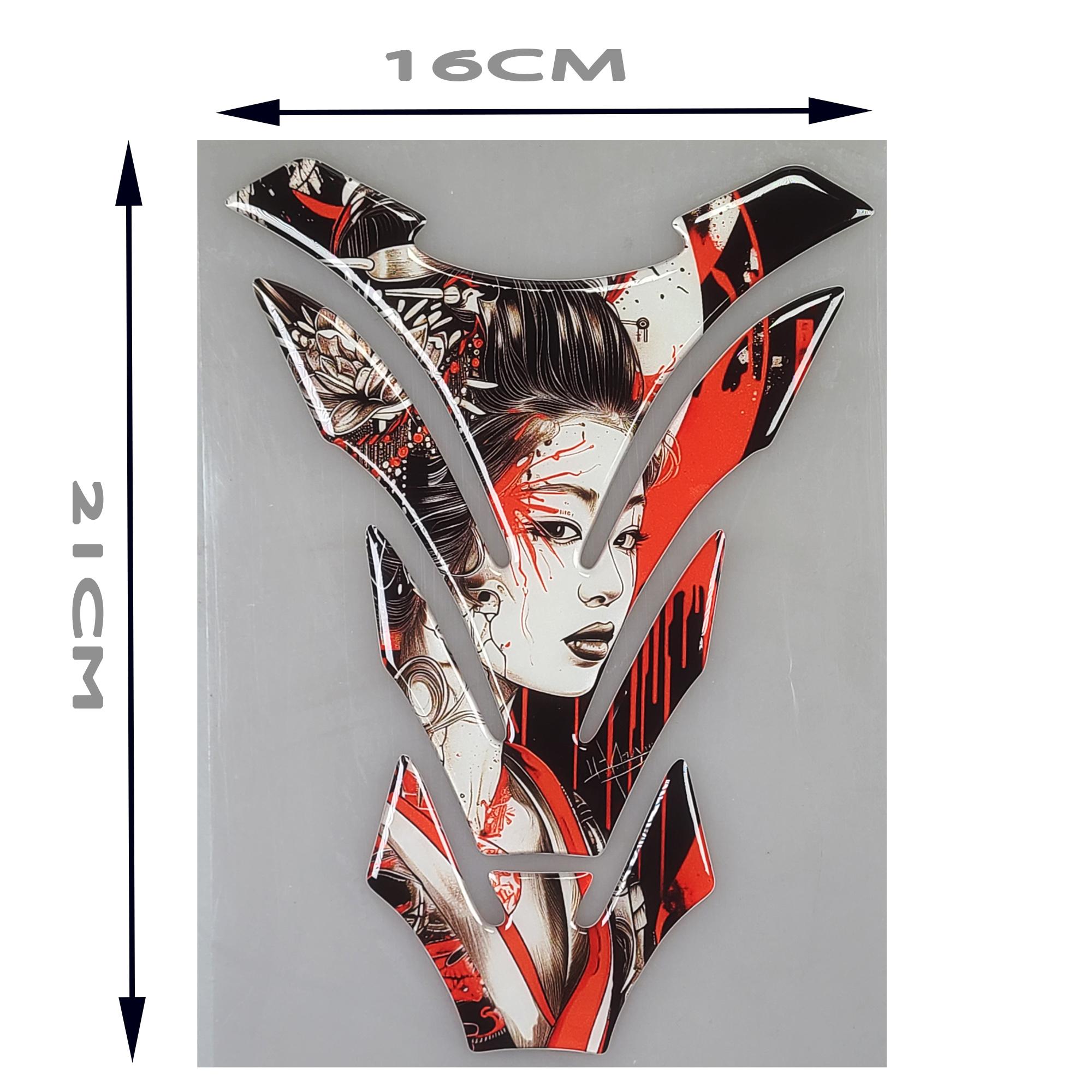 

Универсальная накладка на бак для мотоцикла, накладка на бак, 3D-наклейки на накладку на бак, защита от масла и газа, защита бака для SUZUKI YAMAHA, бесплатный брелок