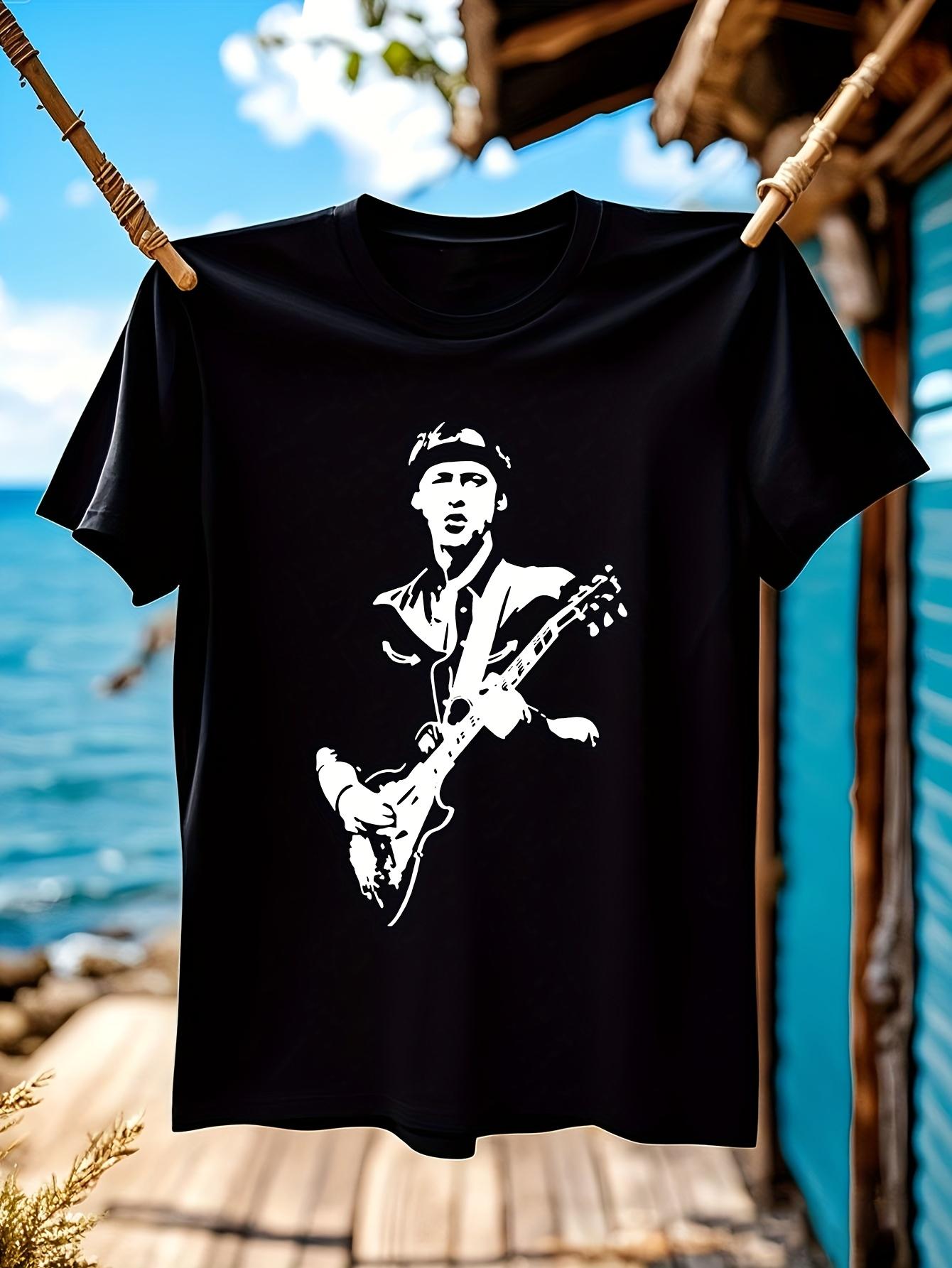 Mark Knopfler Graphic Tshirt Graphic Tshirt - Black Tee w... M