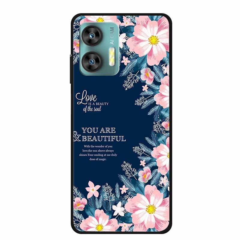 Pro Oukitel C36 C35 Pouzdro Luxusní TPU Měkké Silikonové Pouzdra na Telefon Zadní Kryt pro Oukitel C35 OukitelC36 Nárazuvzdorné Květiny Fundas