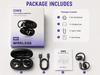 Open Ear Wireless Headphones Bluetooth 5.4, Comfortable Lightweight Earphones with LED Display, Touch Control & Type-C Charging