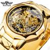 Winner Style Men'S Fashion Casual Waterproof Hollow Watch, Automatic Mechanical Watch