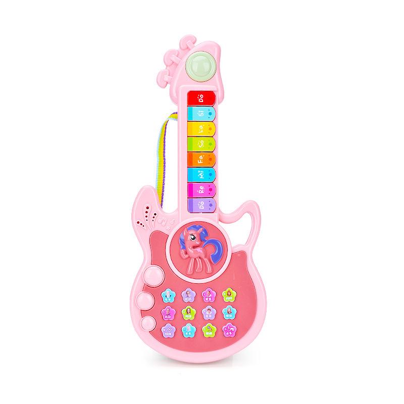 Children's Multifunctional Electronic Music Guitar & Keyboard Toy for Early Education
