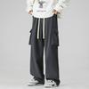 Men's simple drape paratrooper overalls men's big pockets casual trousers trendy fashion versatile pants