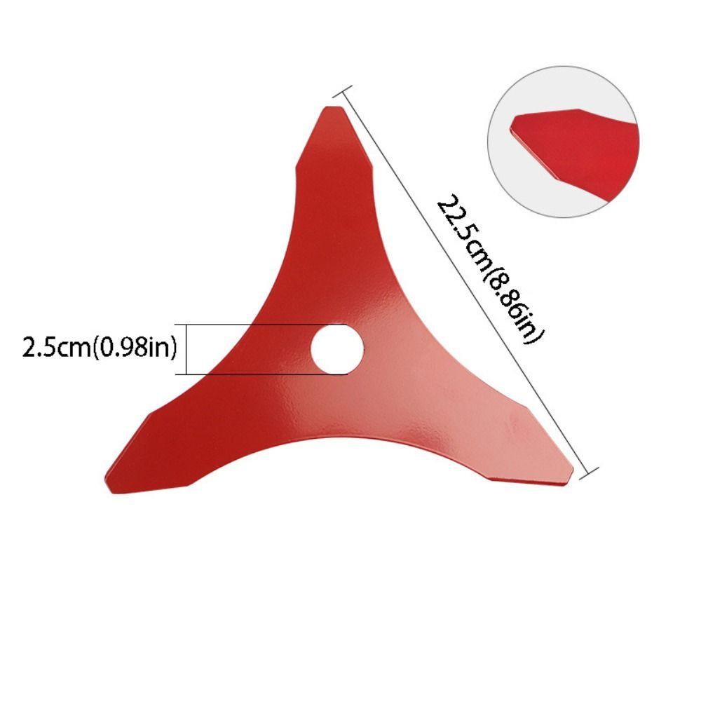 3 Tooth Design Brush Cutter Cutting Plate Grass Cutter Lawn Mower Cutter  Grass Trimming