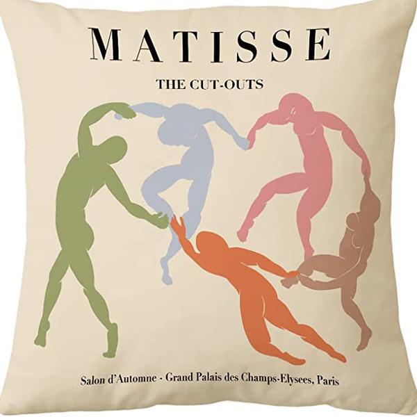 Modern Ins Style Pink Girl's Heart Pillow Case Nordic Linen Cushion Sofa Bedside Pillow