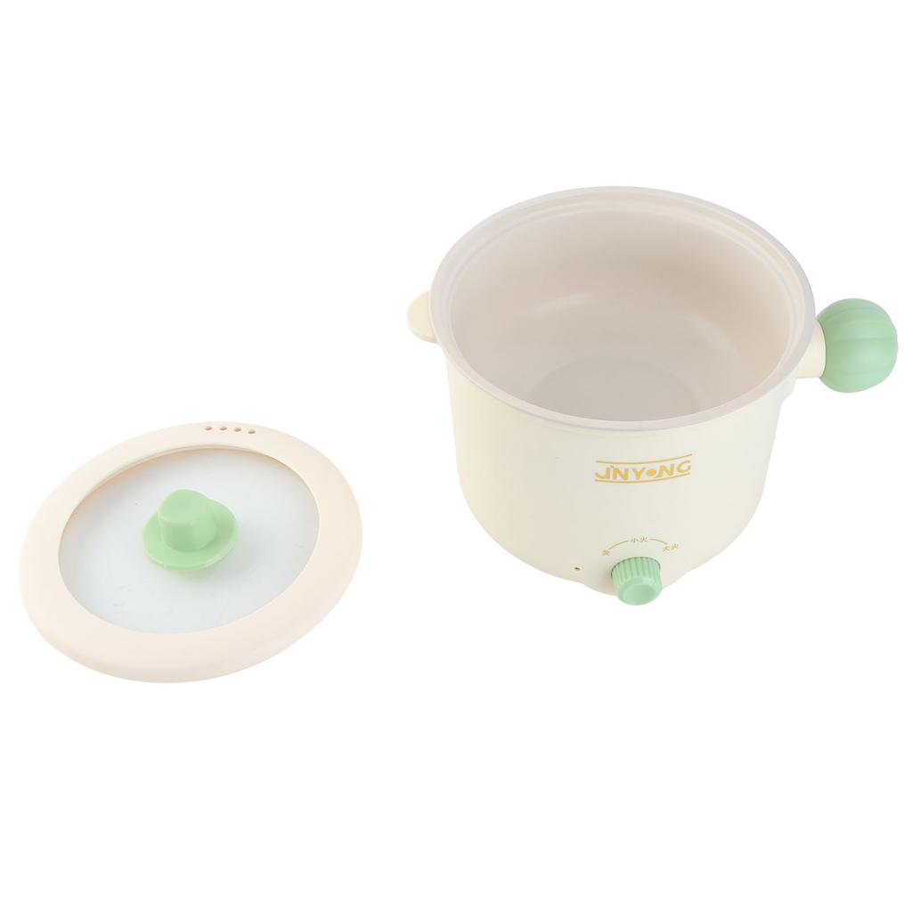 Electric Cooking Pot Multifunctional Non Stick Portable Mini Electric Hot Pot for Kitchen Dorm 1.8L