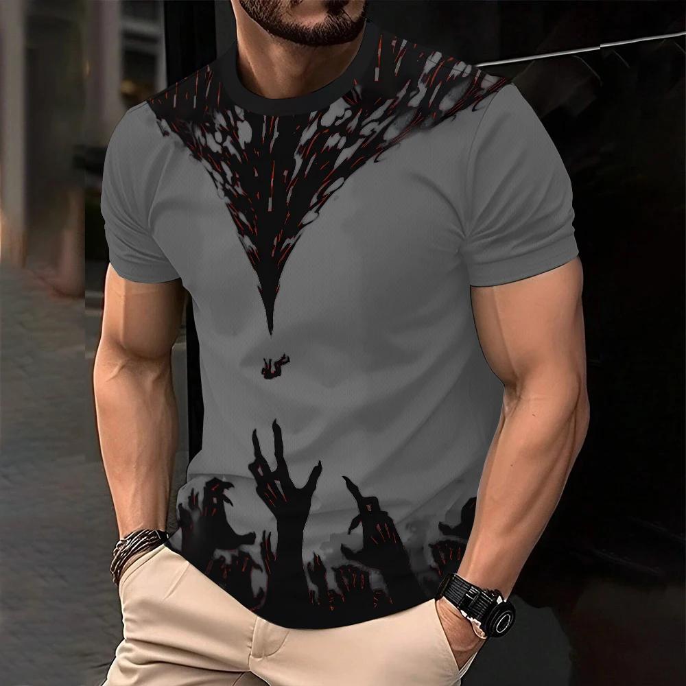 Summer men s T-shirt street casual fashion clothing XS