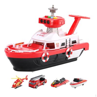Kids Children Toy Simulation Track Inertia Boat Diecasts & Vehicles Ship Model Car for Boys