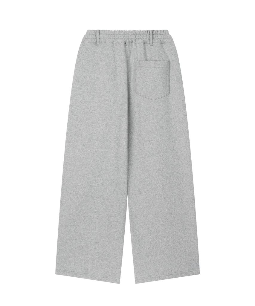 Saendeulig Tied Sweat Pants_Melange Gray