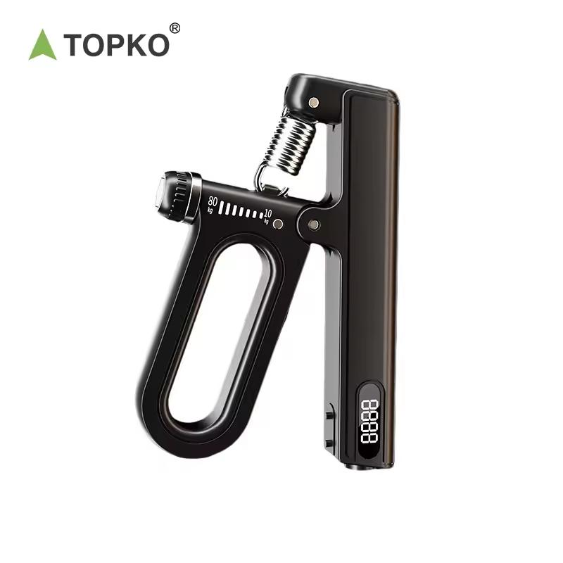 TOPKO in Stock Counting Hand Grip Anti Slip and Perspiration Adjustable Hand Grip 2*10*15 CM чёрный