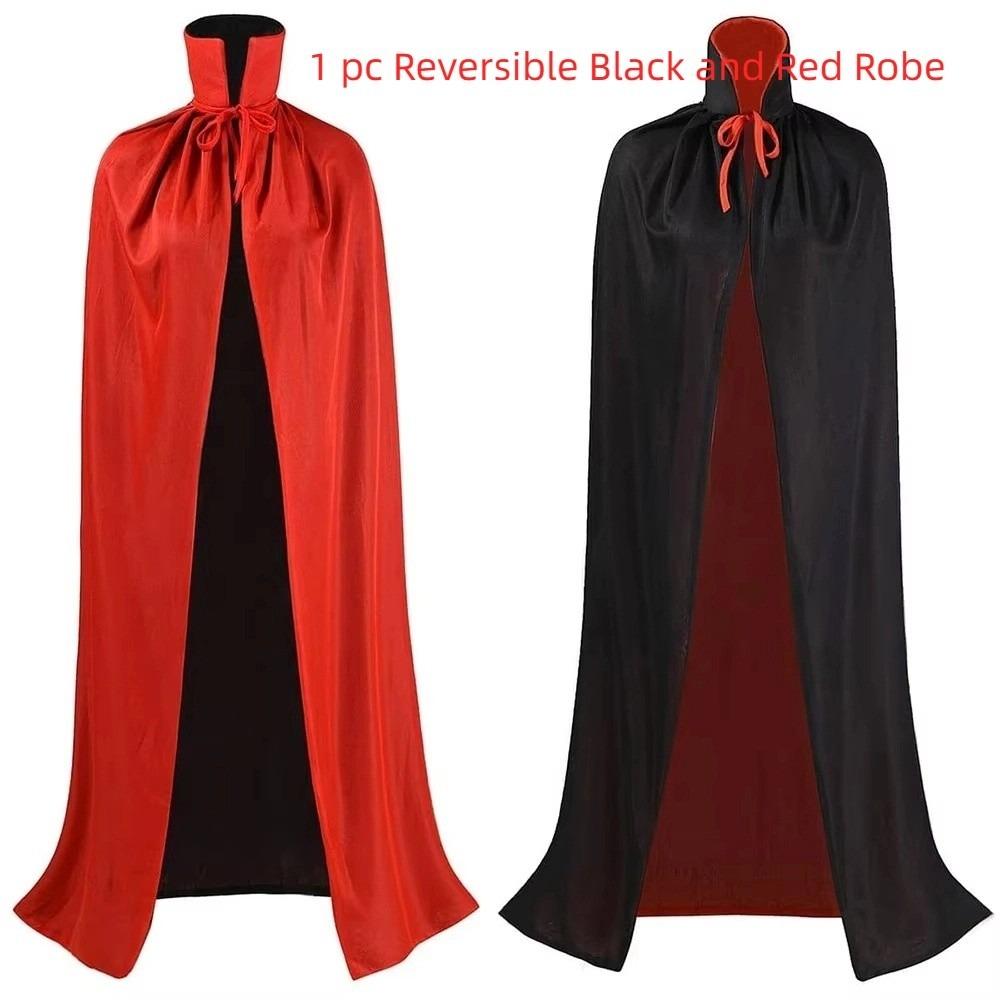 Stand Collar Wizard Robe Witch Clothes Performance Costumes Halloween Cloak  Carnival Celebration