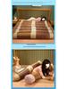 Breathable Linen Cylindrical Cooling Pillow for Girls' Bedroom