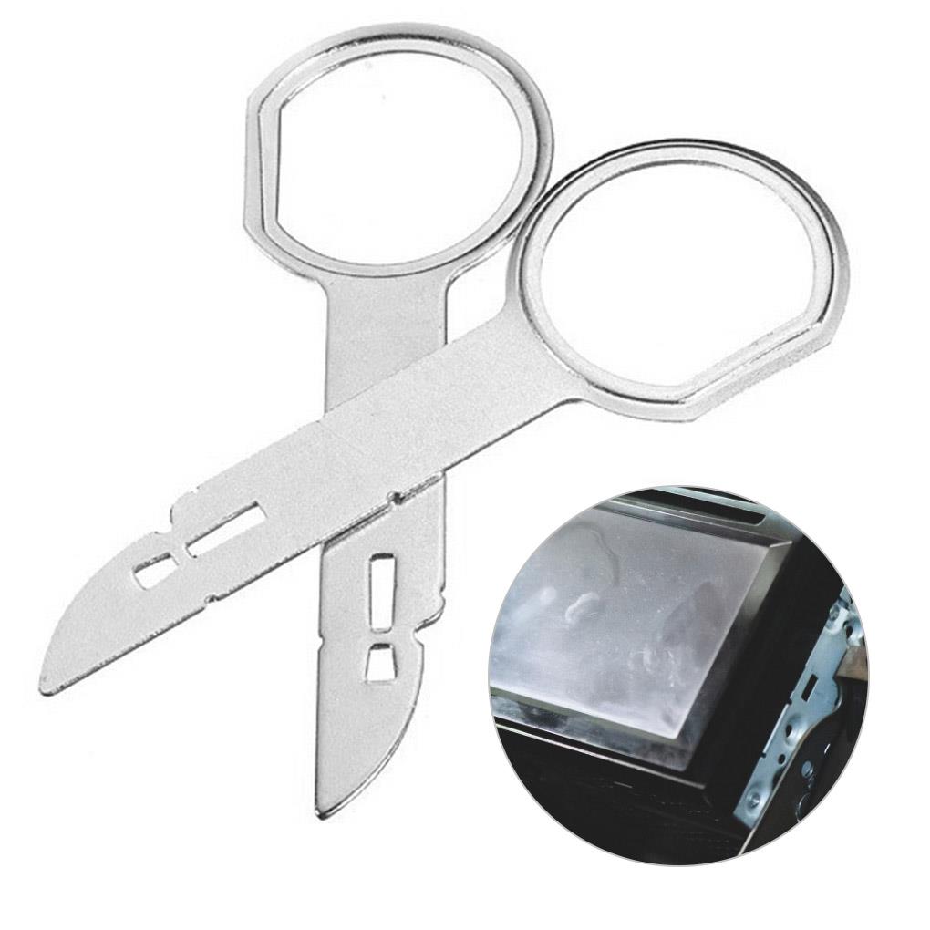 8pcs Car Key Removal Tool DVD CD Player Radio Disassemble Tool Automotive Repair Accessory