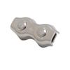 6pcs Duplex Wire Rope Clip Cable Clamps Stainless Steel Duplex 2‑Post Cable Clamp for Wire RopeM4