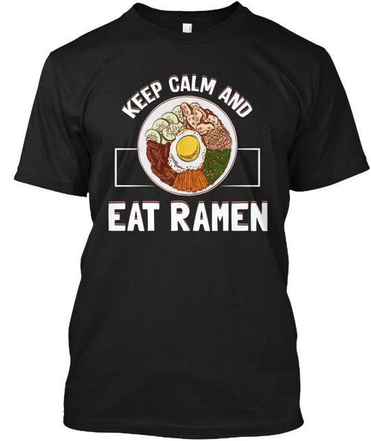 Футболка Keep Calm And Eat Ramen Сделано в США Размеры от S до 5XL 4XL